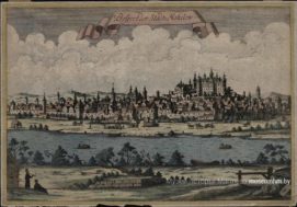 Гравюра "Prospect der Stadt Mohilow"
