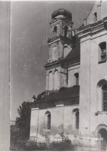 Мікалаеўская царква, фрагмент бакавога фасада