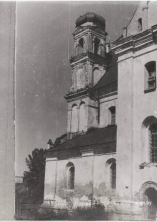 Мікалаеўская царква, фрагмент бакавога фасада
