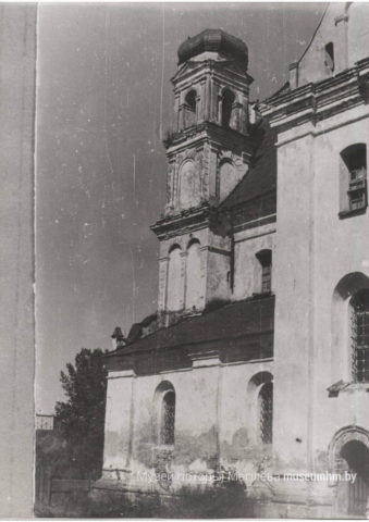 Мікалаеўская царква, фрагмент бакавога фасада