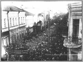 Дэманстрацыя на Дняпроўскім праспекце